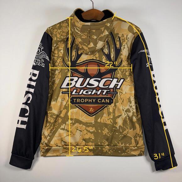 Busch Light Deer Hunting Camo Hoodie - Medium - Picture 7 of 7